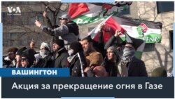 В Вашингтоне прошел митинг за прекращение огня в Газе 