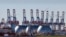Биогазовые установки в порту Гамбурга. 19 апреля 2022. 