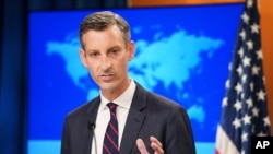 Официальный представитель Госдепартамента Нед Прайс (архивное фото) 