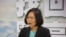 民进党主席蔡英文（美国之音赵婉成拍摄）