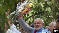 印度人民党领导人莫迪当选印度新总理（资料照片）