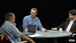 Михаил Соколов, Алексей Навальный и Данила Гальперович