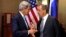 Джон Керри и Сергей Лавров. Архивное фото.