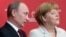 Владимир Путин и Ангела Меркель 