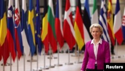 Глава Еврокомиссии Урсула фон дер Ляйен. 30 мая 2022 г. 