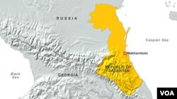 Карта Дагестана