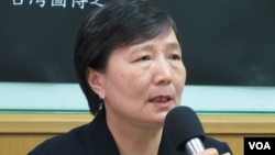 台湾前行政院副院长 叶菊兰(美国之音张永泰拍摄)
