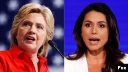 Хиллари Клинтон и Тулси Габбард