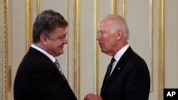 Петр Порошенко и Джо Байден