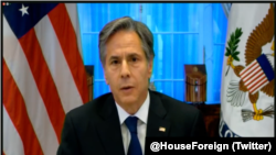 Энтони Блинкен выступает на слушаниях в Комитете по международным делам Палаты представителей 