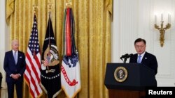 Джо Байден и Мун Чжэ Ин