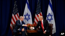 Дональд Трамп и Биньямин Нетаньяху 