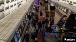 В вашингтонском метро. 28 января 2019 г.